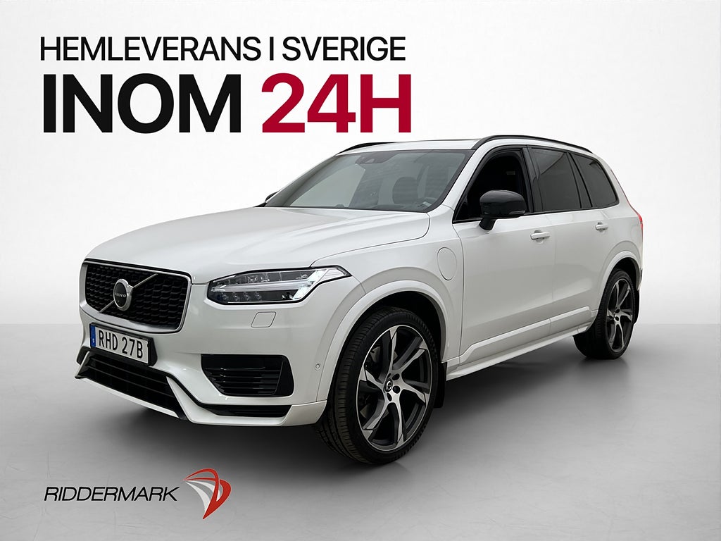 Volvo XC90 T8 AWD 392hk R-Design Pro Edt Drag Luft B&W Pano