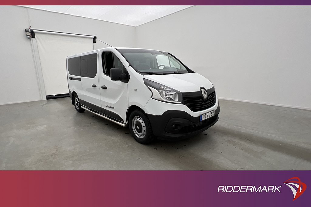 Renault trafic Kombi Lång 1.6dCi Navi PDC 9-Sits Bluetooth