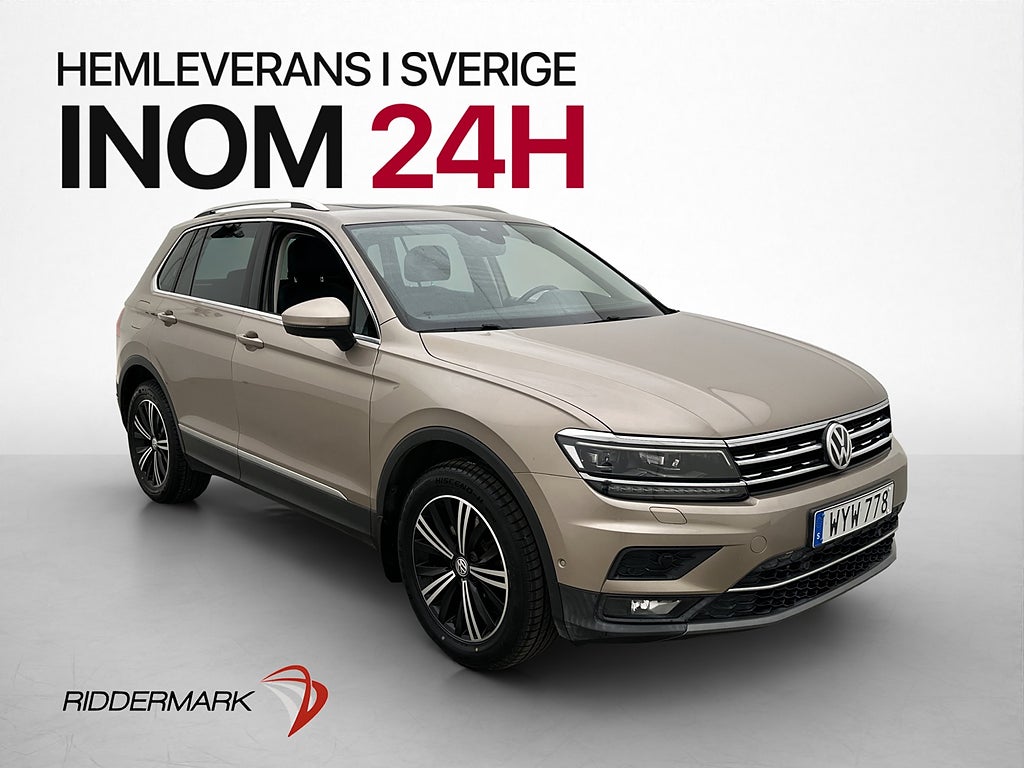 Volkswagen Tiguan 2.0 TSI 180hk 4M Läder Drag Pano CarPlay
