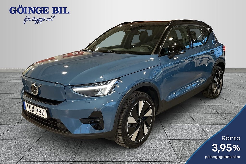 Volvo XC40 Recharge Plus Drag/ Kamera/ Navi/ Värmepump