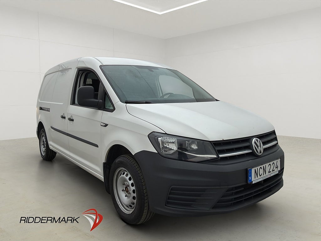 Volkswagen Caddy Maxi 2.0TDI Värmare Dragkrok V-inredd Moms