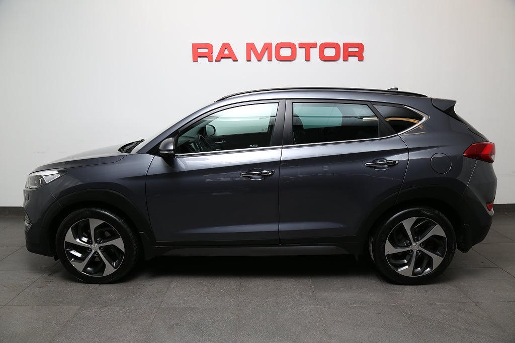 Hyundai Tucson 2,0 CRDi Premium AWD Aut Skinn Pano Dragkrok 2017