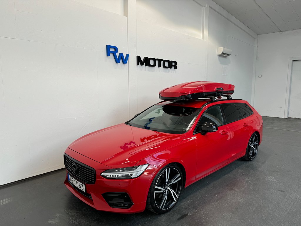 Volvo V90 D4 AWD R-Design 190hk Drag D-värm VOC Navi 360°