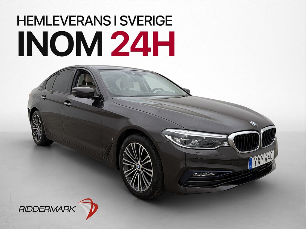BMW 530e iPerformance Sport Line Läder 360 Kamera HUD Adapti