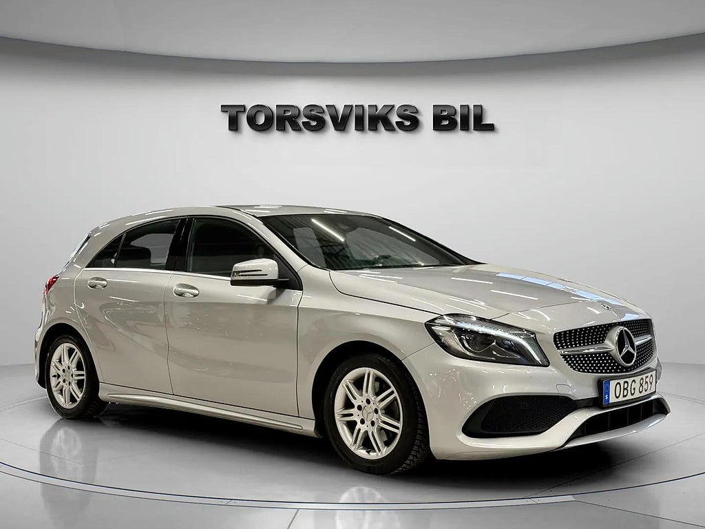 Mercedes-Benz A 180 7G-DCT Style Automat AMG-Line Vinterhjul Hemleverans - miniatyr 8