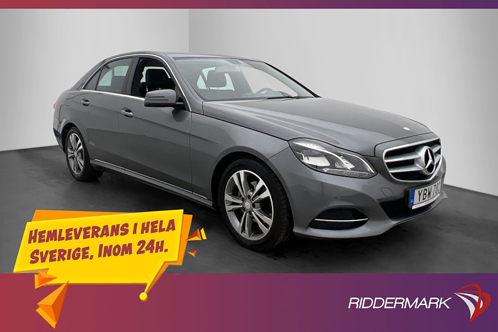 Mercedes-Benz E 220 BlueTEC Sedan Skinn Dragkrok En-brukare