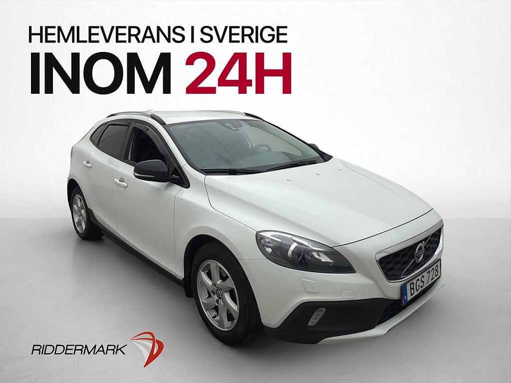 Volvo V40 Cross Country D2 115hk Momentum Kamrem-Bytt Drag