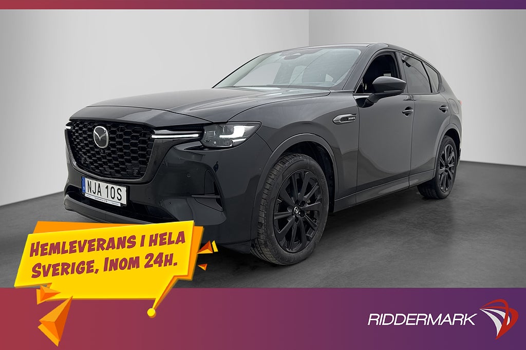 Mazda CX-60 PHEV AWD 327hk Homura BOSE Head Up Drag 360°