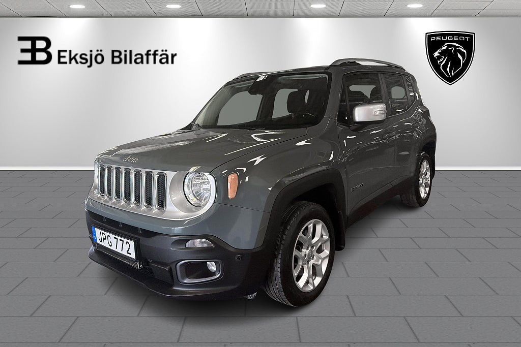 Jeep Renegade 2.0 CRD 4WD 140hk Limited *Dragkrok, LED Ramp, Euro 6*