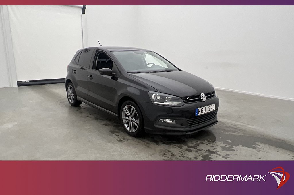 Volkswagen Polo 1.2 TSI 90hk R-Line Sensorer Farthållare