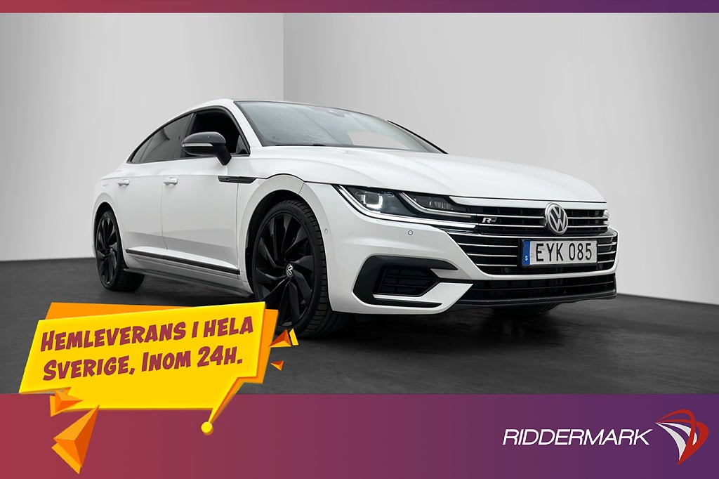 Volkswagen Arteon GTR 4M 280hk Värmare Cockpit Drag Taklucka