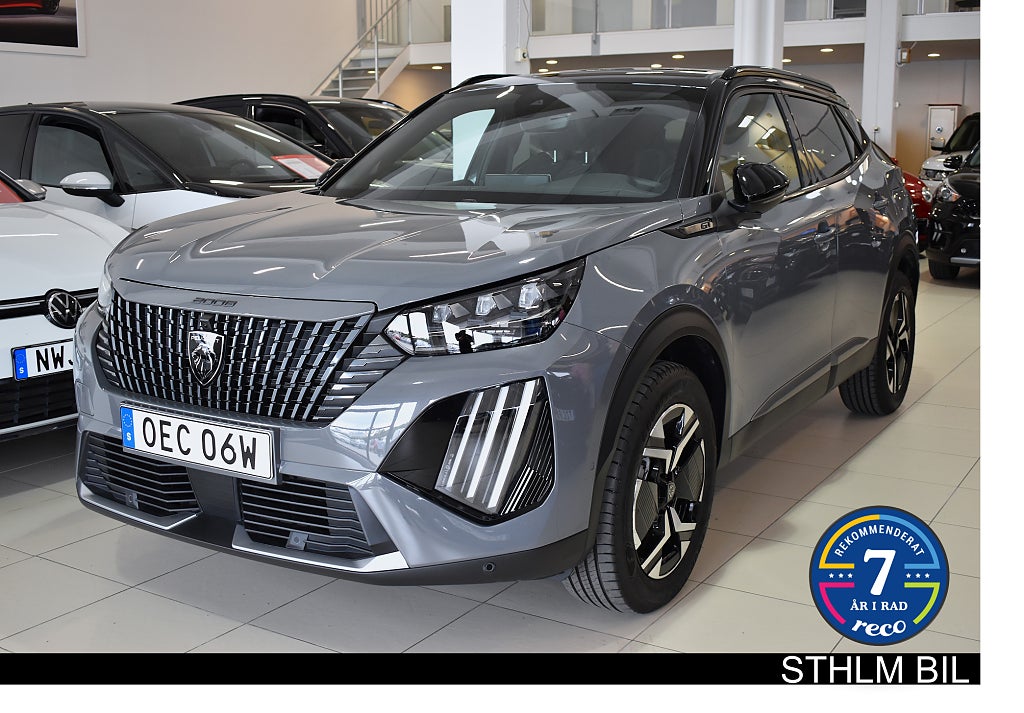 Peugeot 2008 1.2 PureTech GT Navi 360° MirrorLink 4.95% RÄNTA Moms Euro 6
