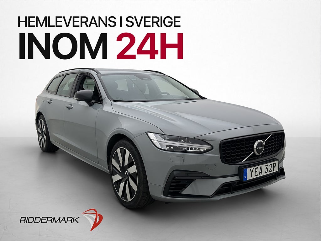 Volvo V90 T6 AWD 350hk Plus Dark MOMS Drag Kamera Läder