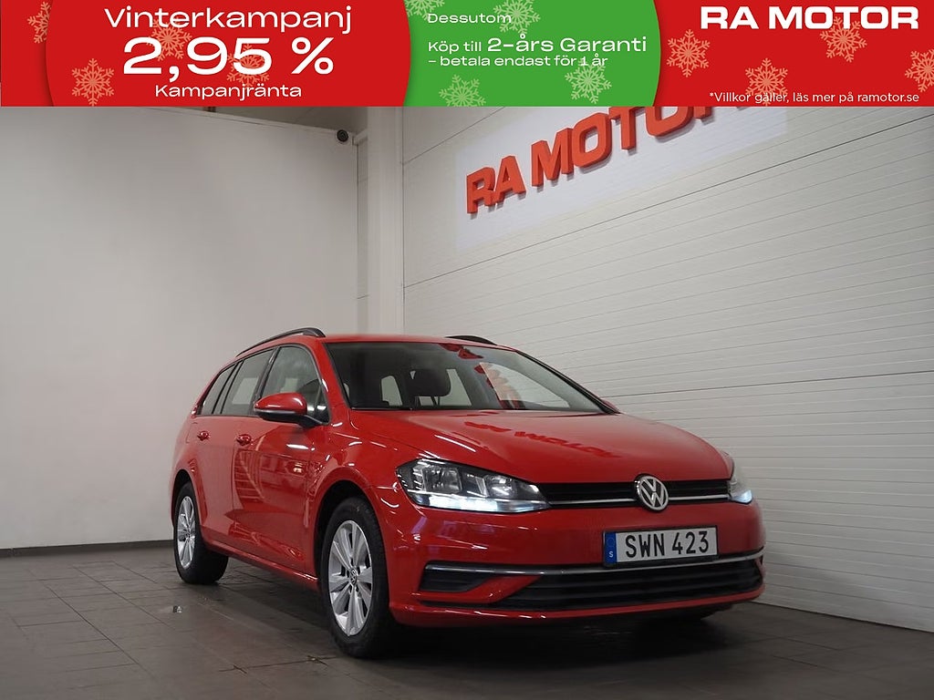 Volkswagen Golf SC 1.0 TSI DSG 110hk P-Sensorer ACC Carplay 2018