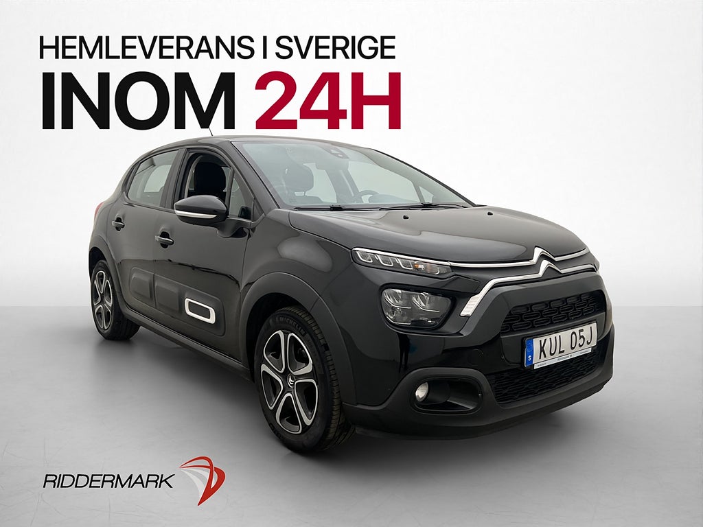 Citroën C3 1.2 PureTech CarPlay Navi P-Sensorer Farthållare