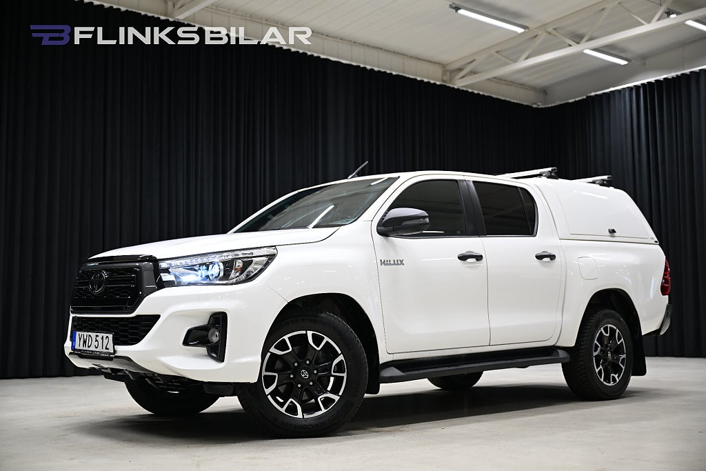 Toyota Hilux 2.4 AWD 150HK Automat|Dubbelhytt|Kåpa|Drag|Backkamera