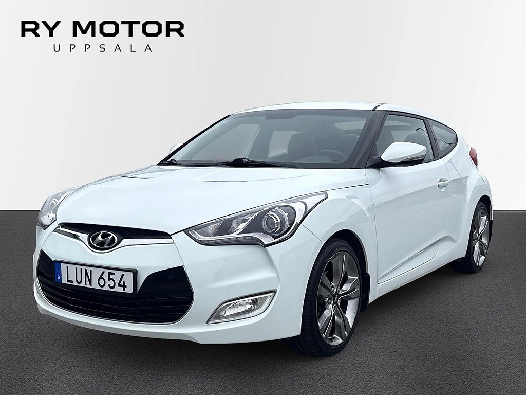 Hyundai Veloster 1.6 GDI 140hk | 1 Ägare | Keyless | Bluetooth