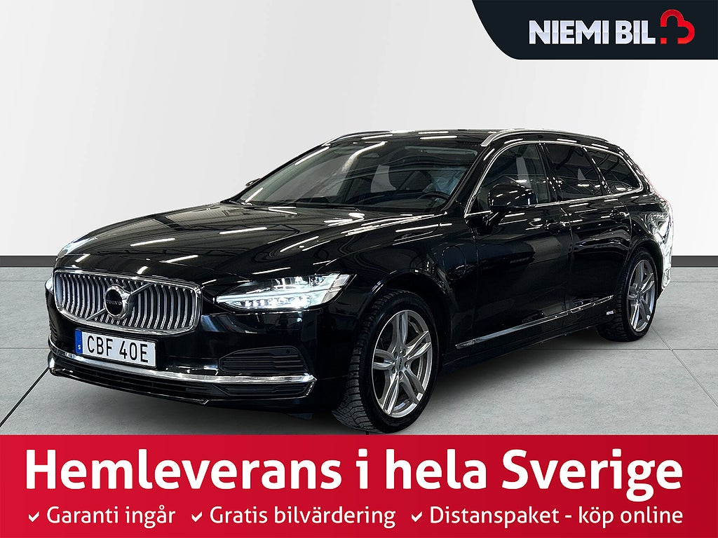 Volvo V90 Recharge T6 AWD Geartronic S&V-hjul/drag/MOMS/Kamera