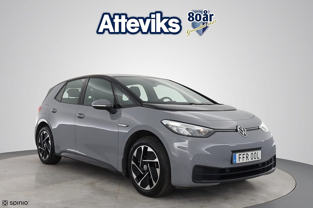 Volkswagen ID.3 Pro Performance 204hk P-Värm Sensorer Rattvärme