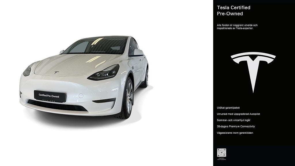 Tesla Model Y Standard Range RWD Certified Pre-Owned 3,84% ränta