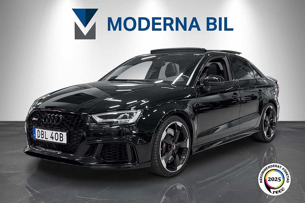 Audi RS3 Sedan 400hk RS-Design B-kam Adaptiv Cockpit Pano Matrix