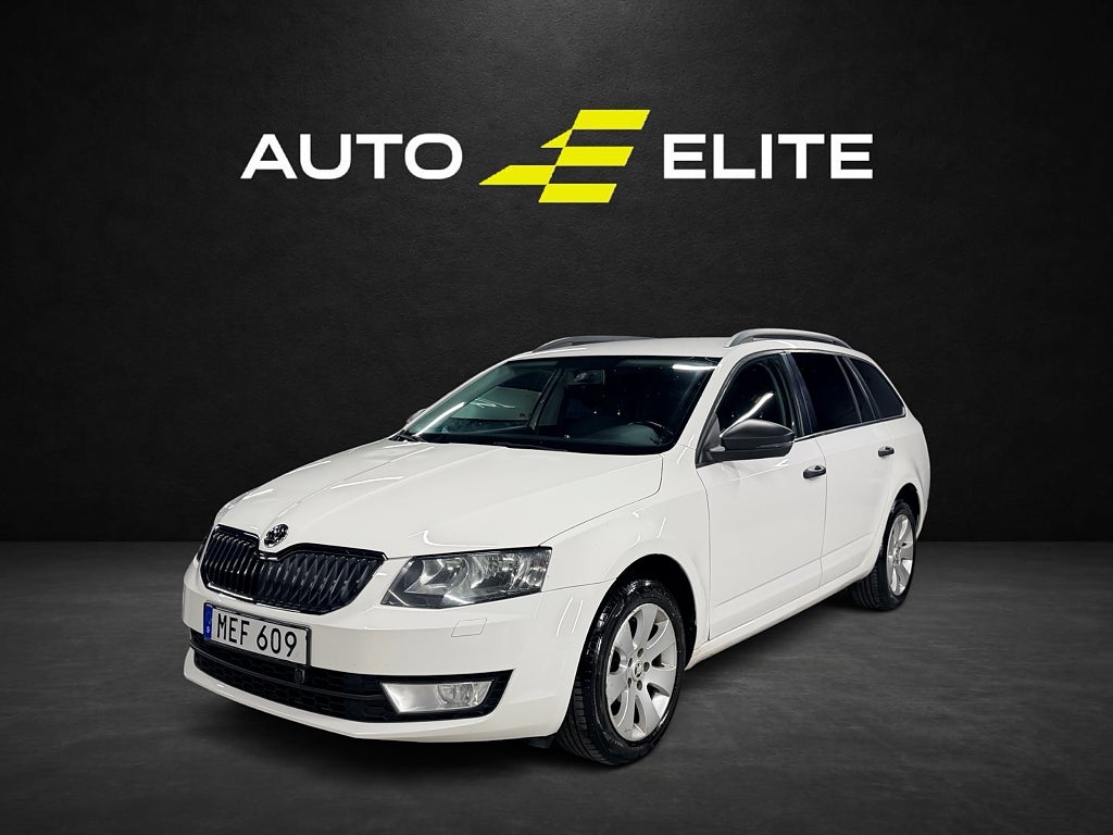 Skoda Octavia KOMBI|1.6 TDI|AUTOMAT|NY KAMREM|P-SENS|NYSERVAD|VÄRMARE