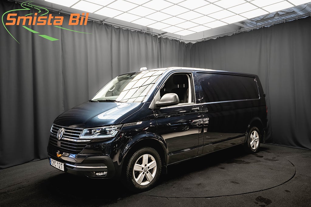 Volkswagen Transporter TDI LÅNG L2 INREDNING D-VÄRM MOMS COCKPIT DRAG KAMERA