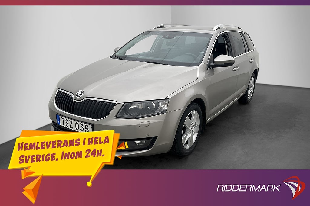 Skoda Octavia 2.0 TDI Business Värmare Adaptiv-Fart GPS Drag