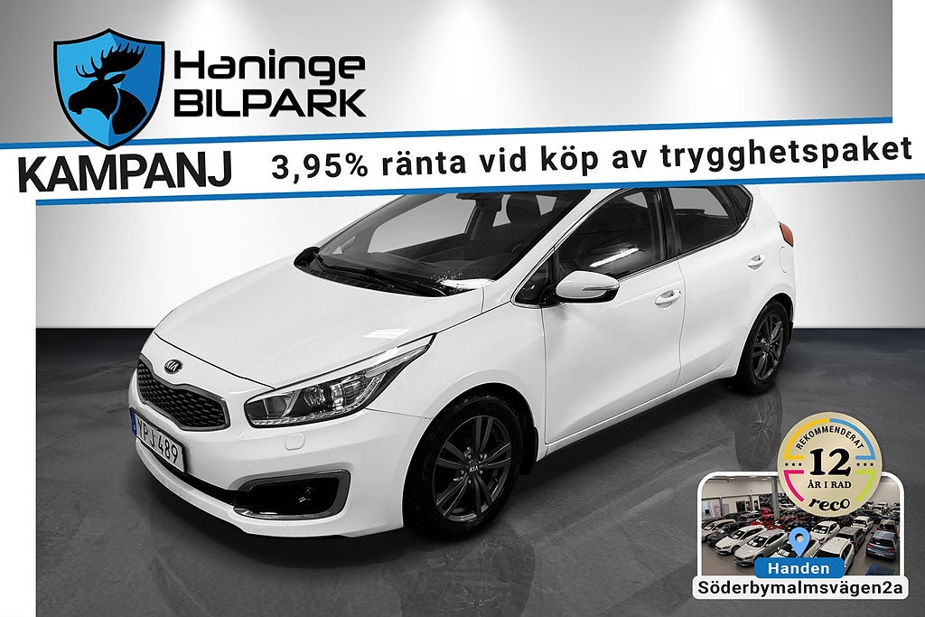 Kia Ceed 1.6 CRDi /SUPERDEAL 3,95%/PDC/FARTHÅLLARE/R-VÄRME