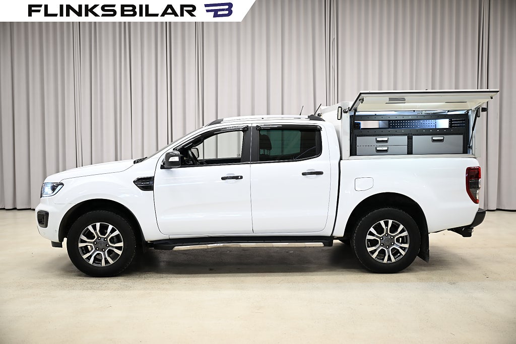 Ford ranger 213HK Automat|Wildtrack|Kåpa|Inredd|Inverter|Moms|SeUtr