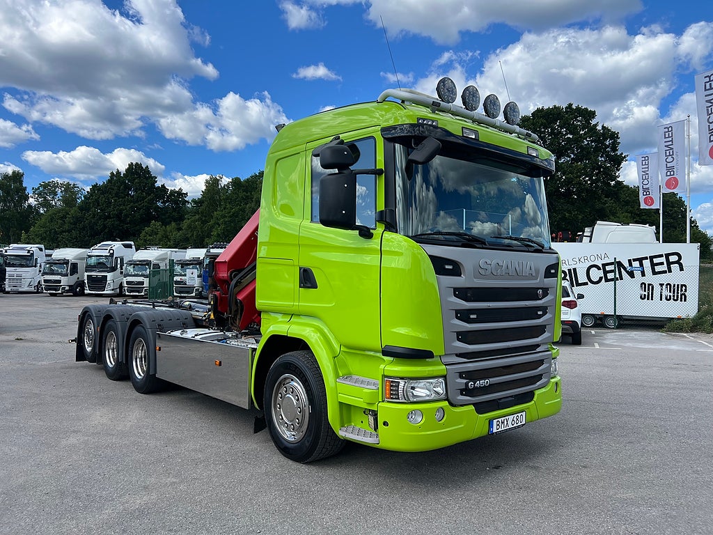 Scania G450 8x4*4 Tridem Kranväxlare