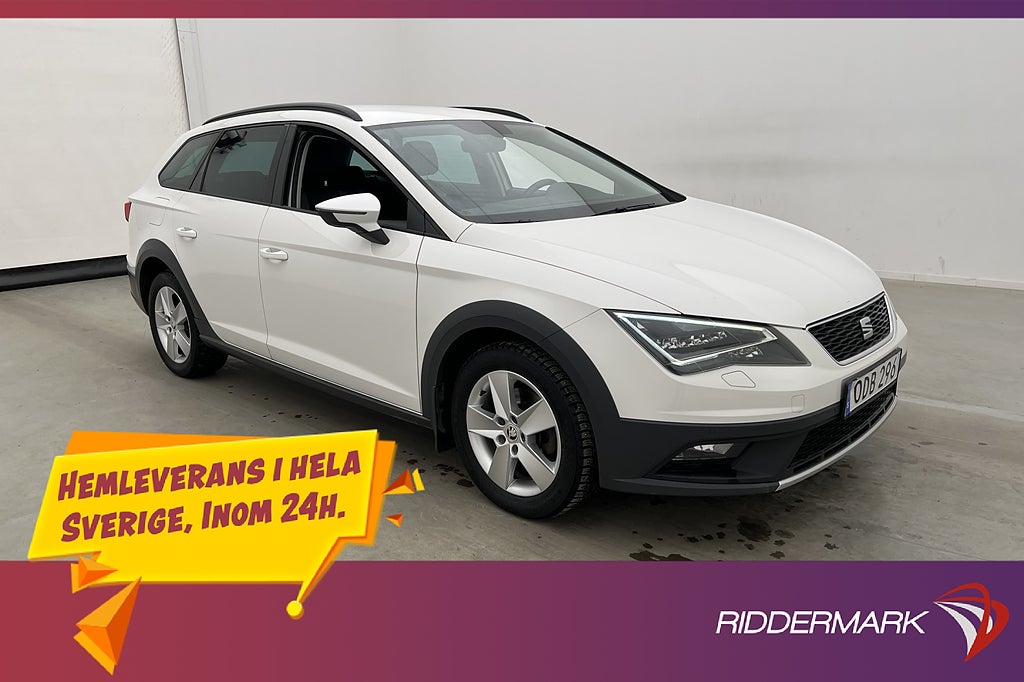 Seat Leon X-Perience 1.6 TDI 4D Kamera CarPlay Sensorer Drag