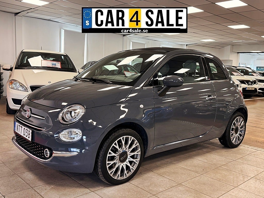 Fiat 500C CAB 1.2 8V Dualogic Lounge |Carplay|Nyservad|Ny kamrem
