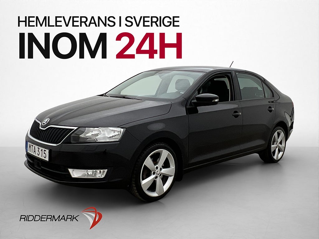 Skoda Rapid 1.4 TSI 125hk P-sensor Bluetooth Farthållare