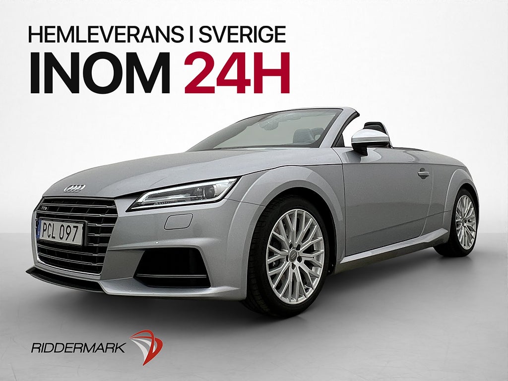 Audi TTS Roadster 2.0 TFSI Quattro 310hk Cockpit Halvskinn