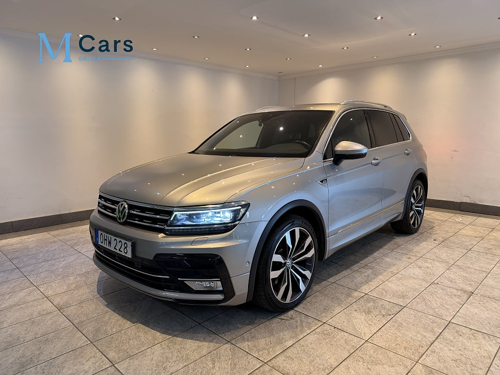 Volkswagen Tiguan GT 2.0 TDI DSG 4M, R-Line, Värmare, PANO, Drag, 360-kam
