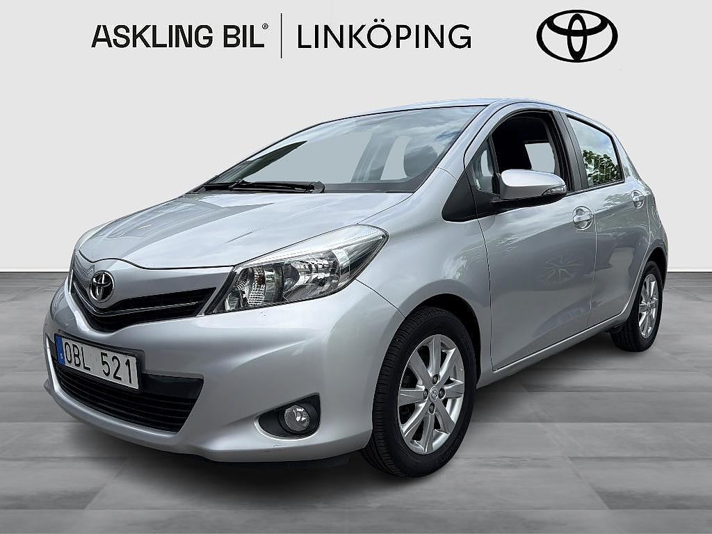 Toyota Yaris 5-dörrar 1.33 Dual VVT-i  Active, Kamera, Få brukare