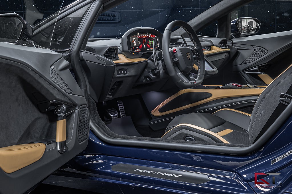 Lamborghini Temerario MOMS Blu Okeanos Sonus Carbon Lift PassDisplay 360°