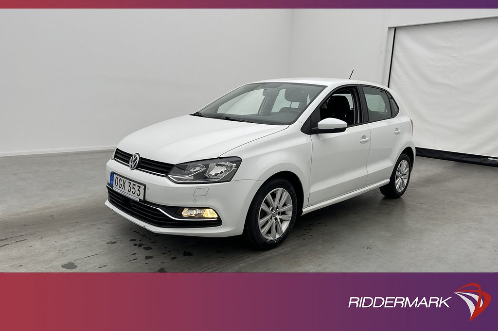 Volkswagen Polo 1.2 TSI 90hk Sensorer Farthållare Bluetooth