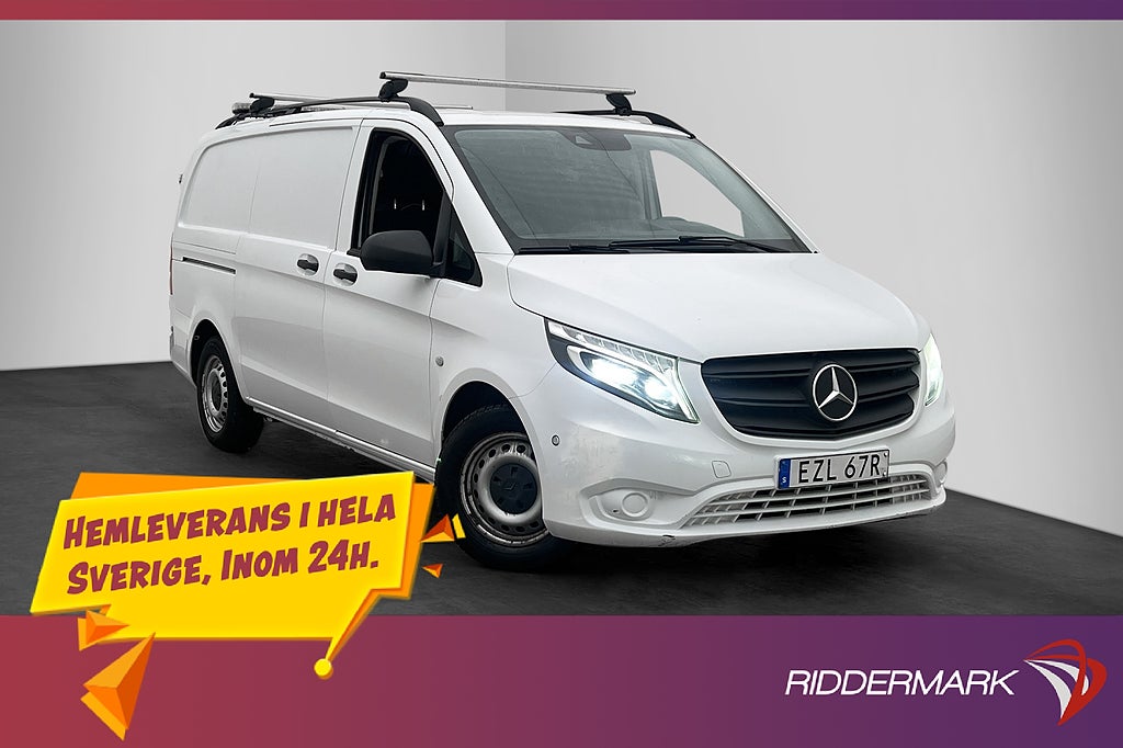 Mercedes-Benz Vito L2 116 Värm Drag B-Kam CARPLAY Moms 1-Ägr