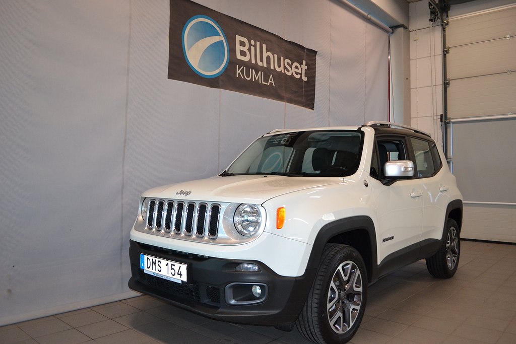 Jeep Renegade 2.0 CRD 4WD Limited Manuell Navi 140hk