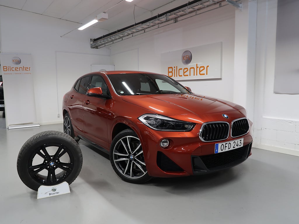 BMW X2 sDrive20i M Sport Aut-V-däck ingår-Kamera-Navi-Drag-Hup