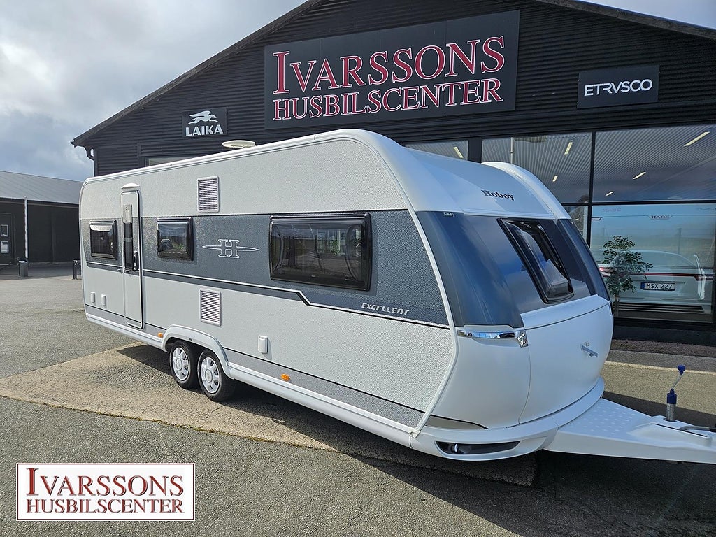 Hobby 650 UMFE Excellent / Dubbelbädd / Alde / Förtält