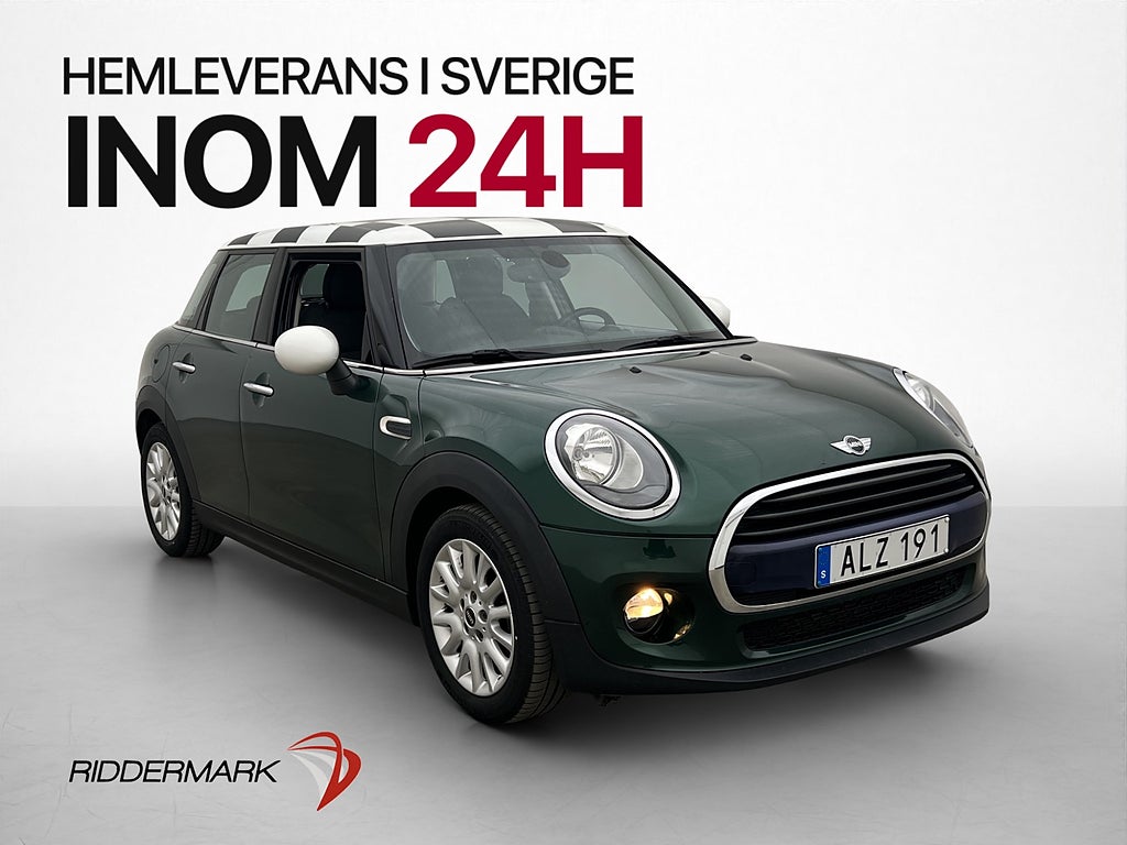 MINI Cooper 5-dörrars 136hk En-Brukare Halvskinn Ambient