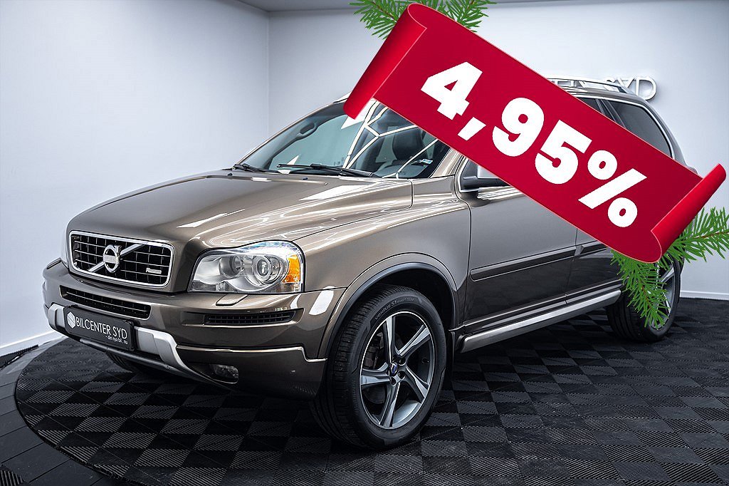 Volvo XC90 Polestar D5 AWD|Nyservad+kamrem|7-sits|Polestar|Dragkrok|211hk|