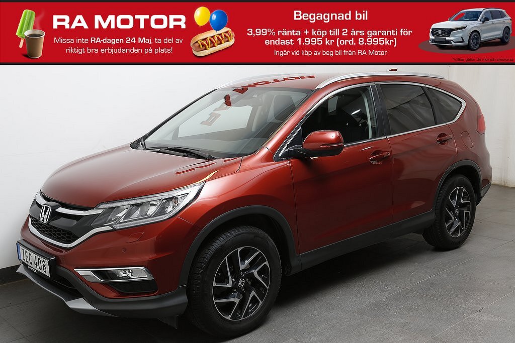 Honda CR-V 2,0 i-VTEC 155hk Elegance Plus AWD Aut Dragkrok 2018