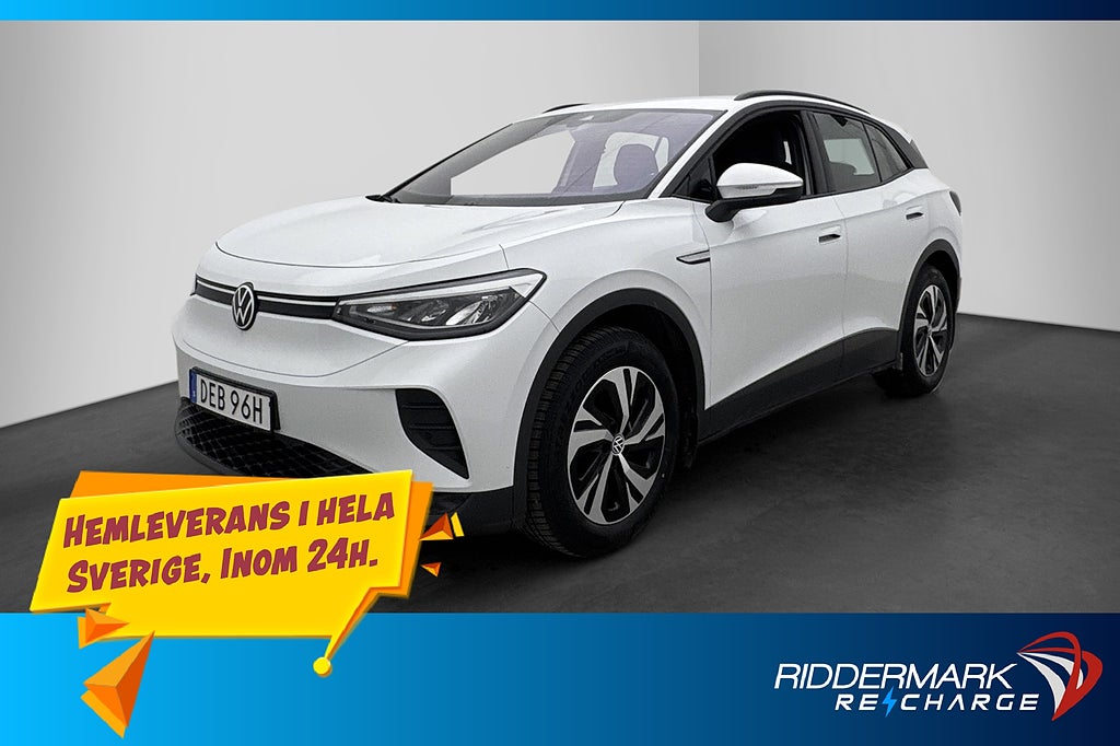 Volkswagen ID.4 Pure Performance 170hk Navi CarPlay Dragkrok
