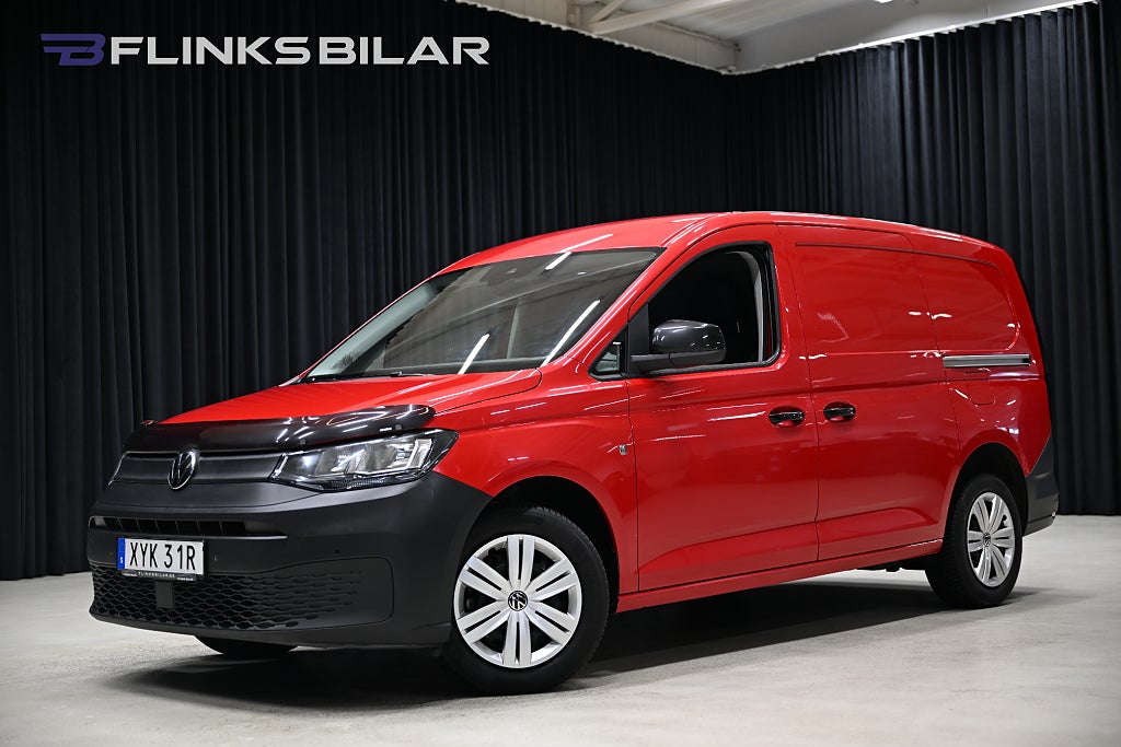 Volkswagen Caddy Maxi DSG 122HK Dubbeldörr|Drag|Värmare|Backkamera|Leasbar