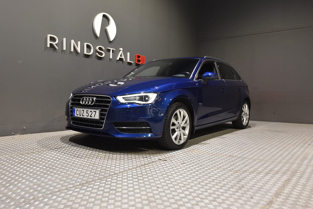 Audi A3 Sportback SB 1.2 TFSI 110 HK PDC XENON 0.42L/MIL 426KR/ÅR 17\"