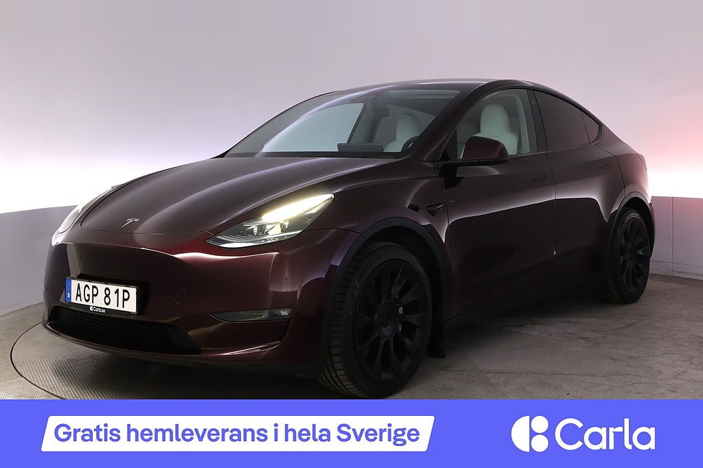 Tesla Model Y Long Range AWD Uppg.Autop. 20" Panorama Drag
